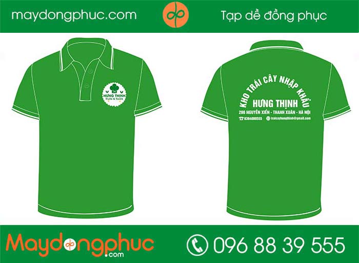 May áo phông Công ty nhập khẩu Hưng Thịnh | May ao phong dong phuc