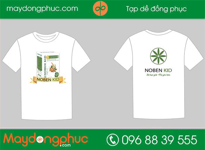 May áo phông Công ty Noben Kid | May ao phong dong phuc