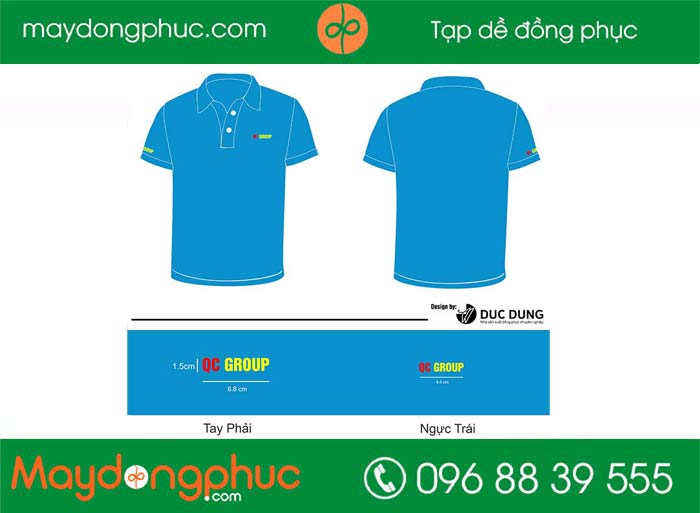 May áo phông Công ty QC Group | May ao phong dong phuc