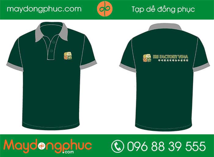 May áo phông công ty Iri Factory Vina | May ao phong dong phuc