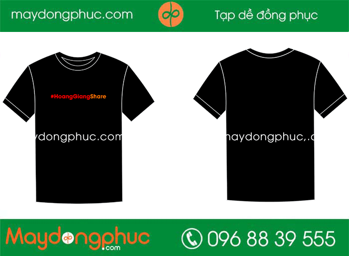 May áo phông cổ tròn Công ty Hoàng Giang Share | May ao phong dong phuc