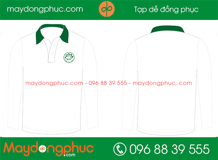 May áo phông dài tay Công ty BSV | May ao phong dong phuc