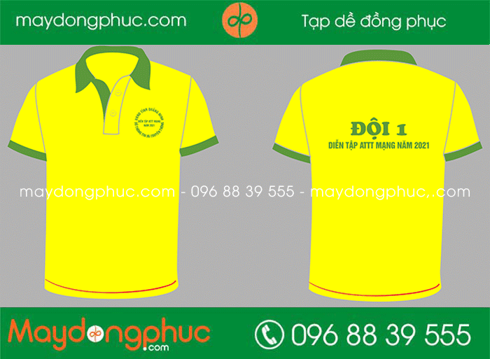 May áo phông Đội 1 diễn tập ATTT mạng 2021 | May ao phong dong phuc