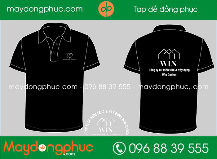 May áo phông Công ty CP Kiến trúc & xây dựng Win | May ao phong dong phuc