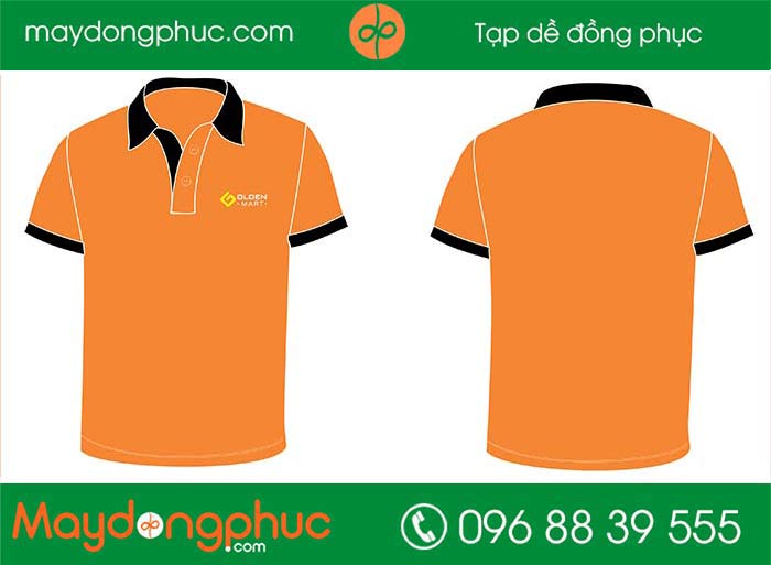 May áo phông Siêu thị Golden Mart | May ao phong dong phuc