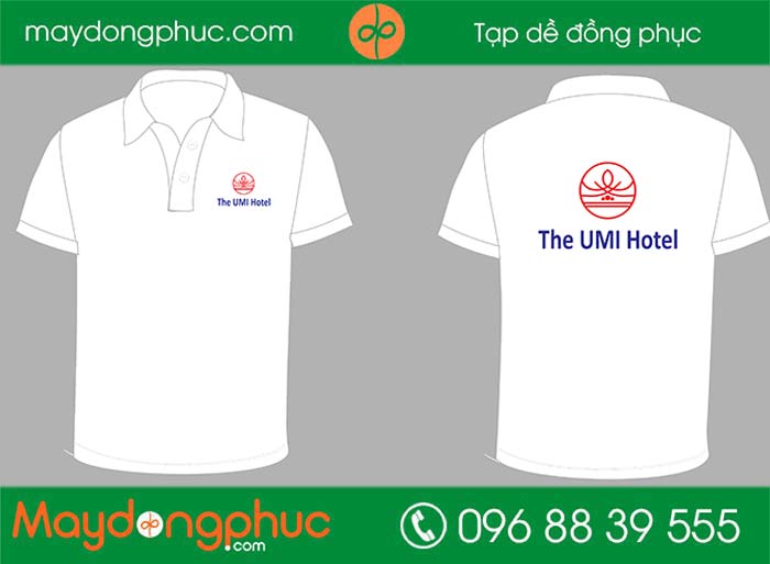 May áo phông Khách sạn The UMI | May ao phong dong phuc