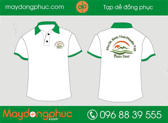 May áo phông Khu du lịch sinh thái Phadin Top | May ao phong dong phuc