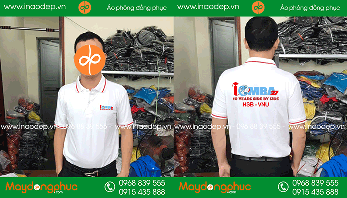 May áo phông kỉ niệm 10 năm trường MBA HSB-VNU | May ao phong dong phuc