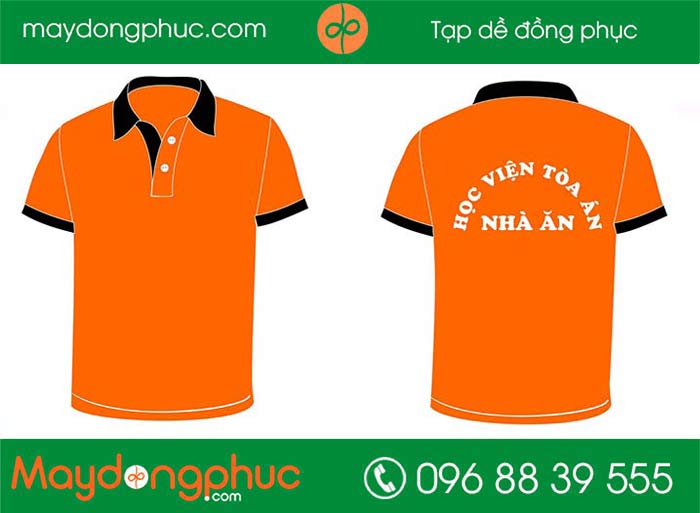 May áo phông Nhà ăn Học viện Tòa án | May ao phong dong phuc