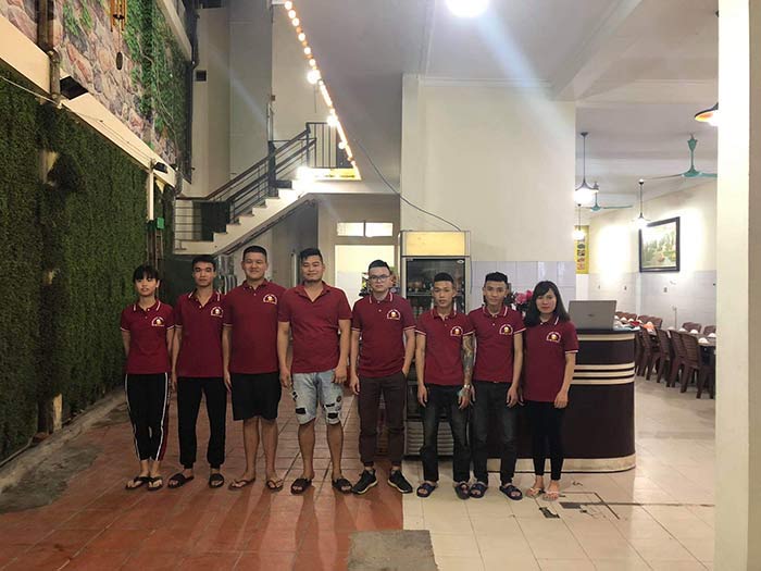 May áo phông Nhà hàng Tiến Thành | May ao phong dong phuc