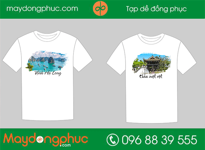 May áo phông phong cảnh | May ao phong dong phuc
