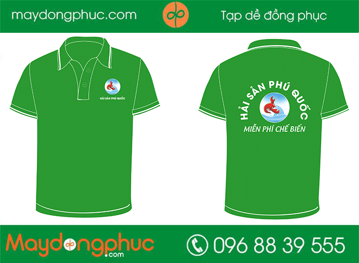 May áo phông Quán hải sản Phú Quốc | May ao phong dong phuc