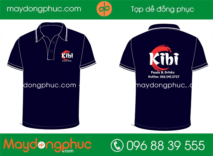 May áo phông Quán Kibi | May ao phong dong phuc