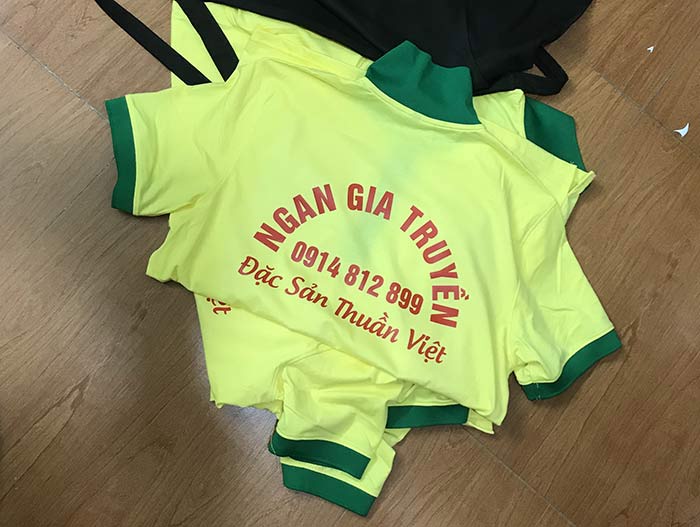 May áo phông Quán Ngan gia truyền | May ao phong dong phuc