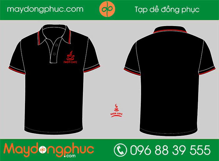 May áo phông quán Nhóm Cafe | May ao phong dong phuc