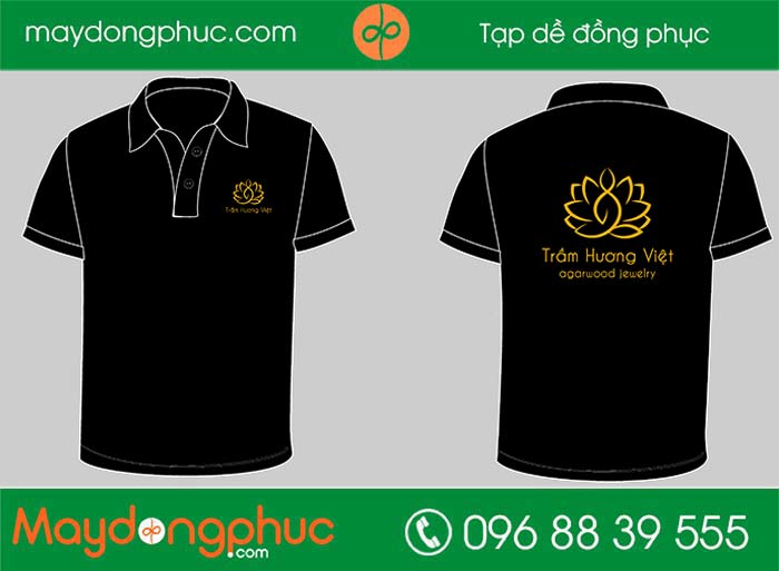 May áo phông Quán Trầm Hương Việt | May ao phong dong phuc