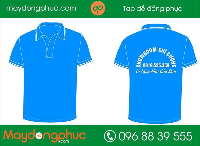 May áo phông Showroom Chí Cường | May ao phong dong phuc