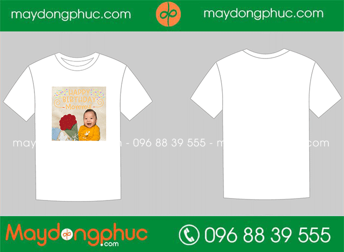 May áo phông Sinh nhật Mommul | May ao phong dong phuc