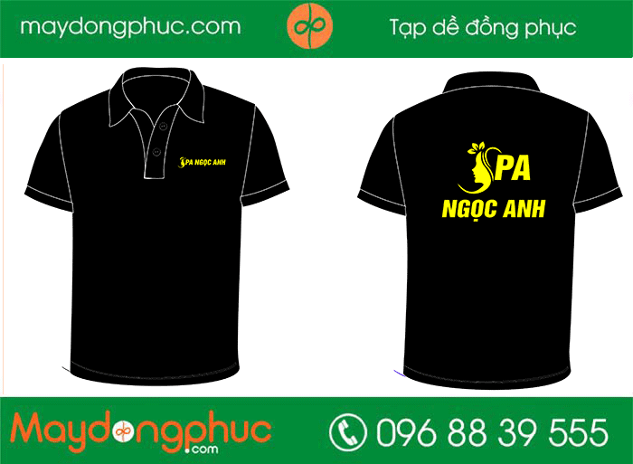 May áo phông Spa Ngọc Anh | May ao phong dong phuc