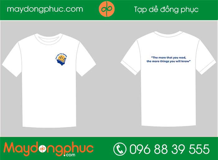 In áo phông Thư viện Thọ Nghiệp | In ao phong dong phuc