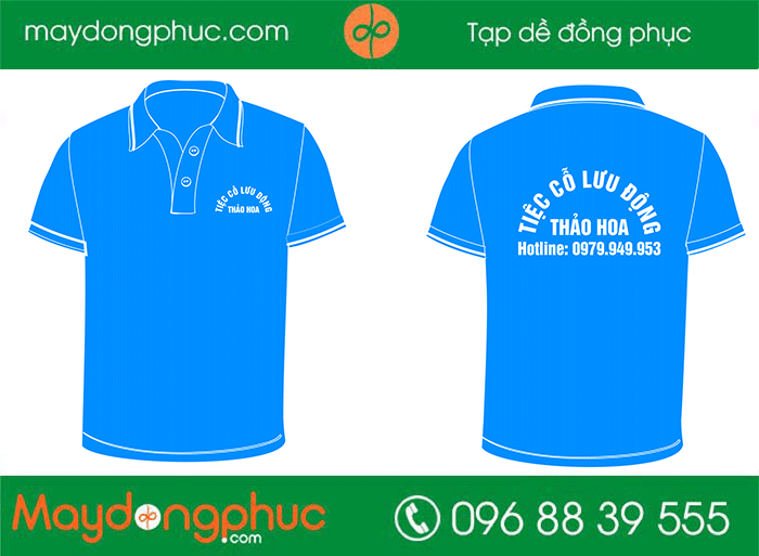 May áo phông Tiệc cỗ lưu động Thảo Hoa | May ao phong dong phuc