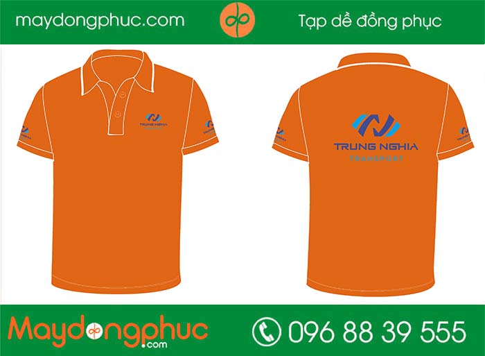 May áo phông Trung Nghĩa Transport | May ao phong dong phuc