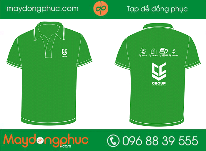 May áo phông Trung tâm kết nối giá trị Group | May ao phong dong phuc
