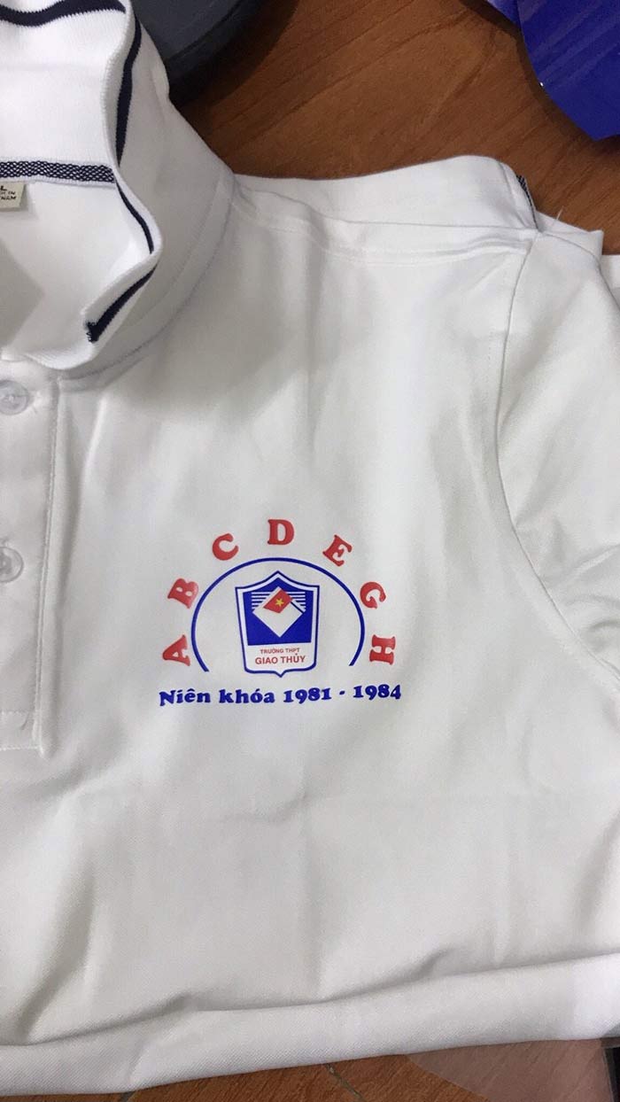 May áo Trường THPT Giao Thủy niên khóa 1981-1984 | May ao phong dong phuc