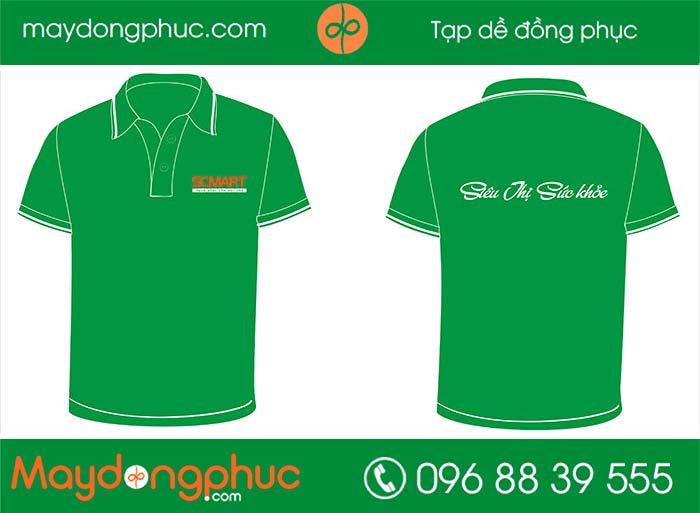 May áo siêu thị SCmart | May ao phong dong phuc