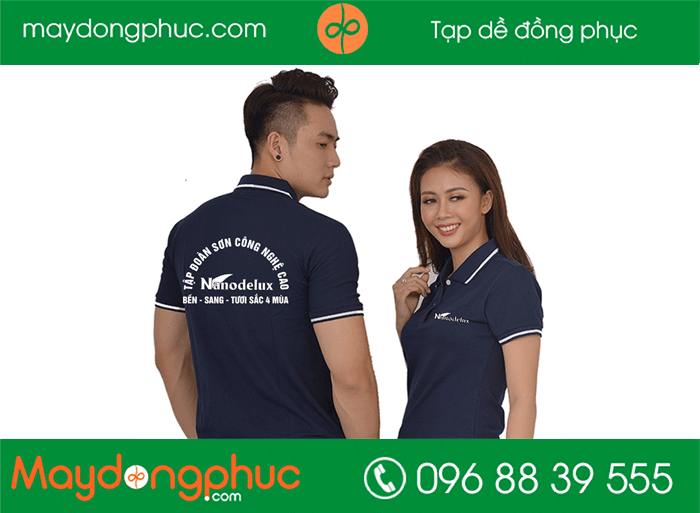 May áo Tập đoàn sơn công nghệ cao Nanodelux | May ao phong dong phuc