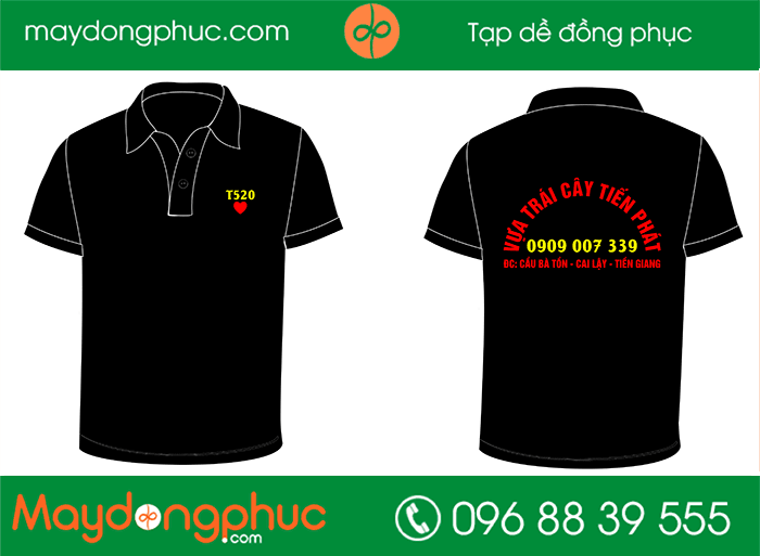 May áo vựa trái cây Tiến Phát | May ao phong dong phuc