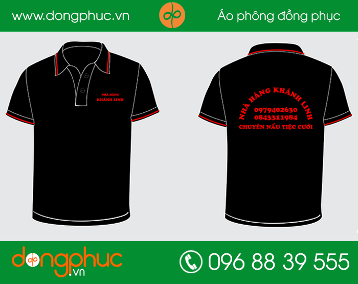 May đồng phục nhà hàng Khánh Linh | May dong phuc cong ty
