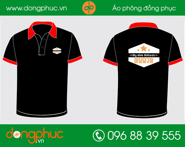 May đồng phục quán Mỹ Đình Billards | May dong phuc cong ty