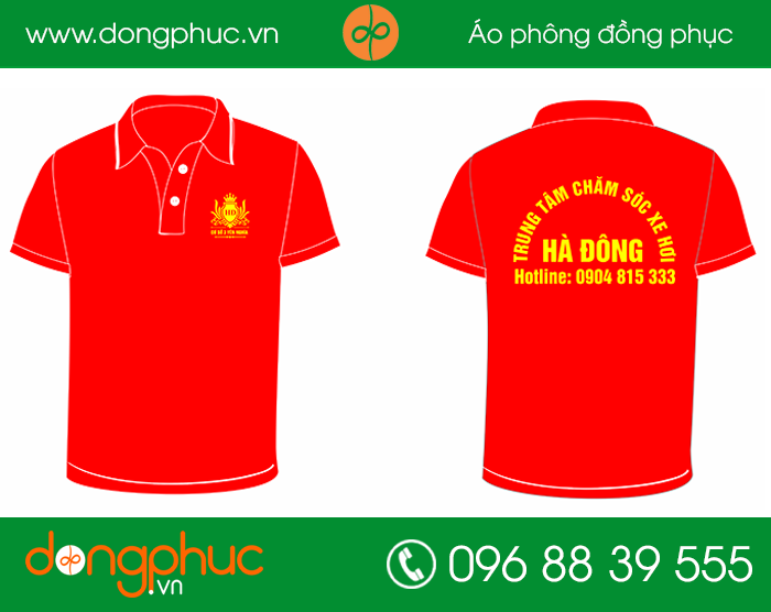 May đồng phục trung tâm chăm sóc xe hơi Hà Đông | May dong phuc cong ty