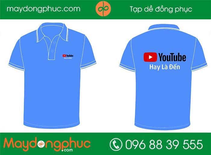 May áo phông Youtube Hay là đến | May ao phong dong phuc