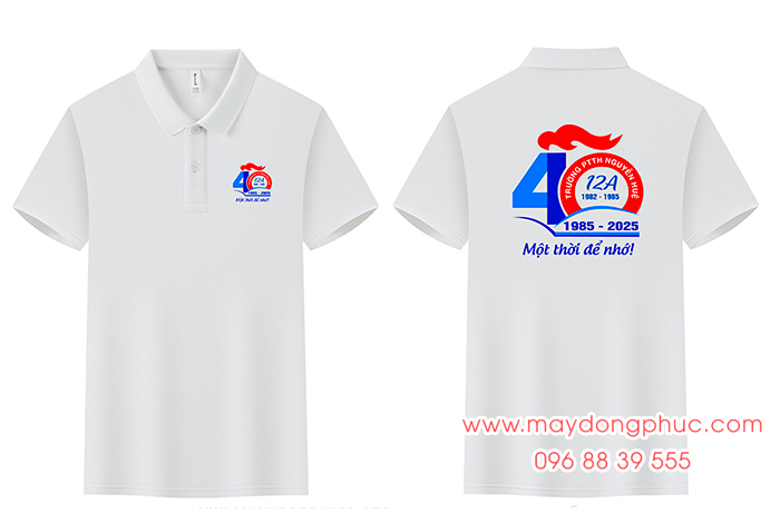 May áo Lớp 12A Trường Chuyên Nguyễn Huệ niên khóa 1982-1985 - 40 Năm Một thời để nhớ!  | May ao phong dong phuc