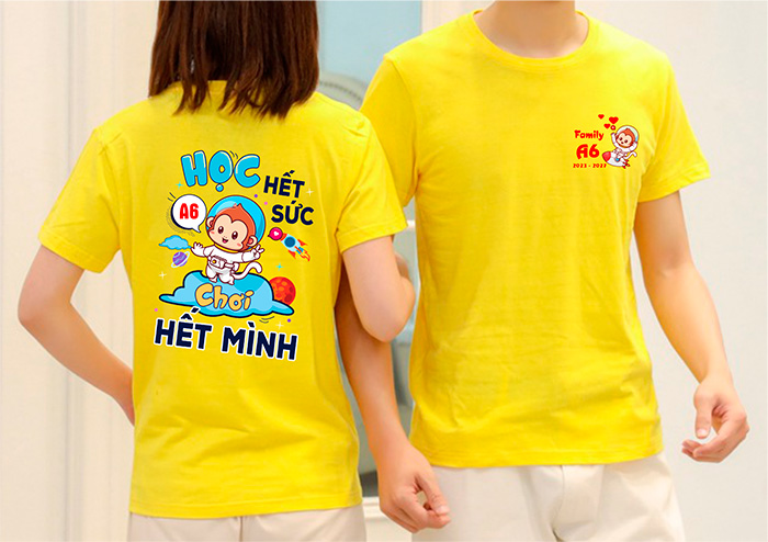 May áo Lớp A6 2023-2027 - Học hết sức Chơi hết mình | May ao phong dong phuc