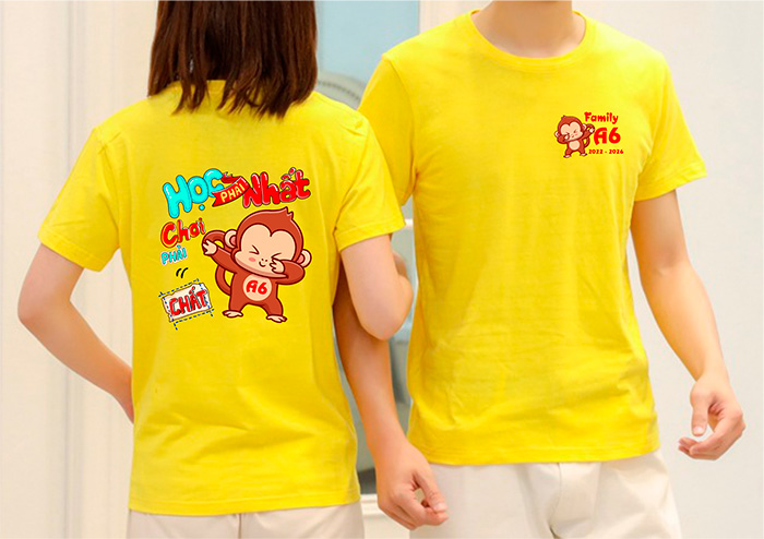 May áo Lớp A6 2023-2027 - Học hết sức Chơi hết mình | May ao phong dong phuc