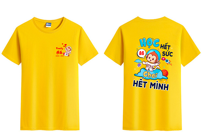 May áo Lớp A6 2023-2027 - Học hết sức Chơi hết mình | May ao phong dong phuc