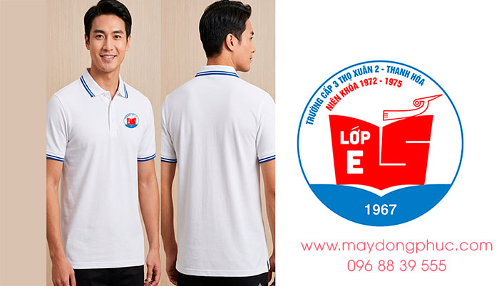 May áo Lớp E Trường Cấp 3 Thọ Xuân 2 - Thanh Hóa niên khóa 1972-1975 | May ao phong dong phuc