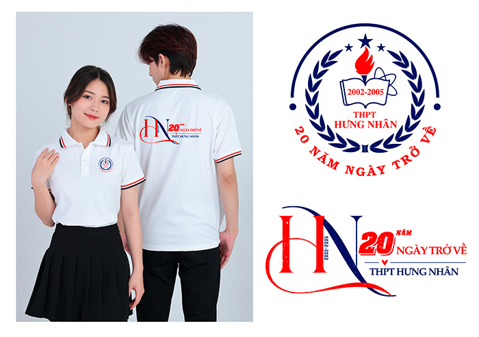 May áo phông trường THPT Hưng Nhân - 20 năm Ngày trở về | May ao phong dong phuc