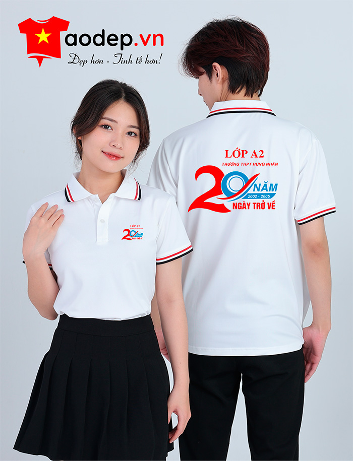 May áo Lớp 12A Trường THPT Hưng Nhân niên khóa 2002-2005 - 20 năm Ngày trở về  | May ao phong dong phuc