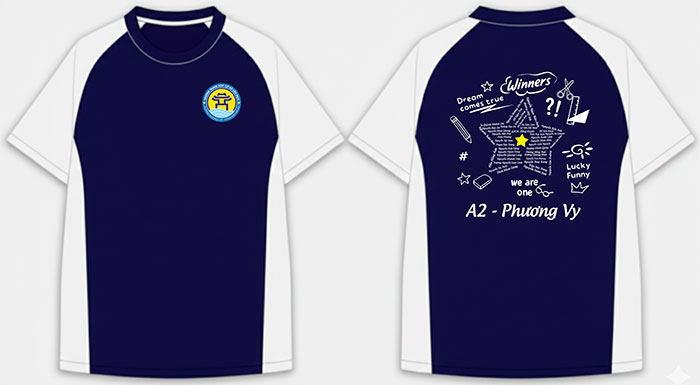 May áo Lớp A2 Trường Trung học cơ sở Liên Mạc | May ao phong dong phuc