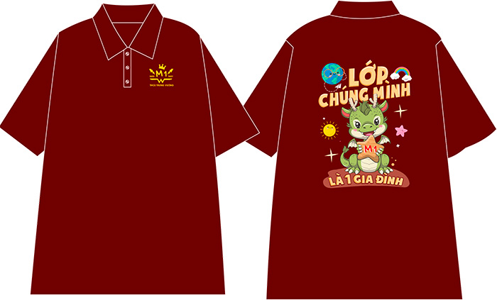 May áo Lớp M1 niên khóa 2023-2027 | May ao phong dong phuc