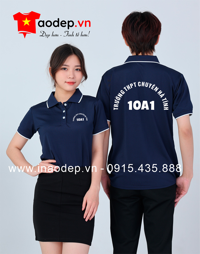 May áo Lớp 10A1 Trường THPT Chuyên Hà Tĩnh | May ao phong dong phuc
