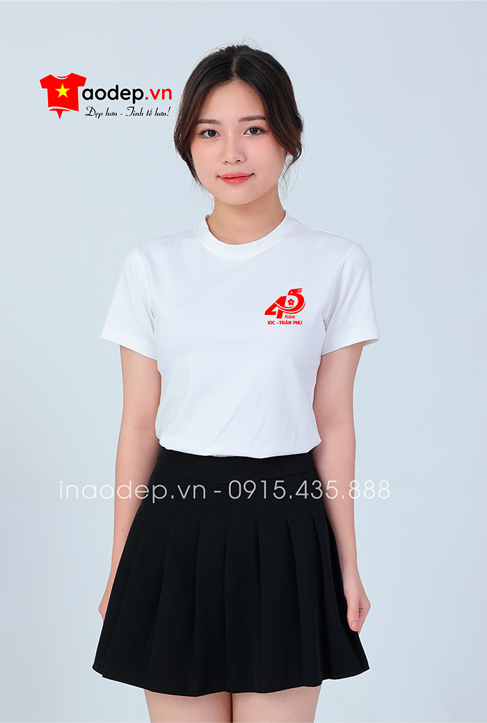 May áo Lớp 10C Trường Trần Phú kỉ niệm 45 năm | May ao phong dong phuc