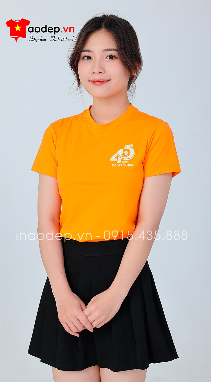 May áo Lớp 10C Trường Trần Phú kỉ niệm 45 năm | May ao phong dong phuc
