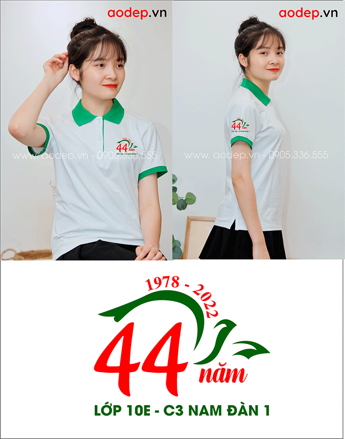 May áo Lớp 10E - C3 Nam Đàn 1 | May ao phong dong phuc