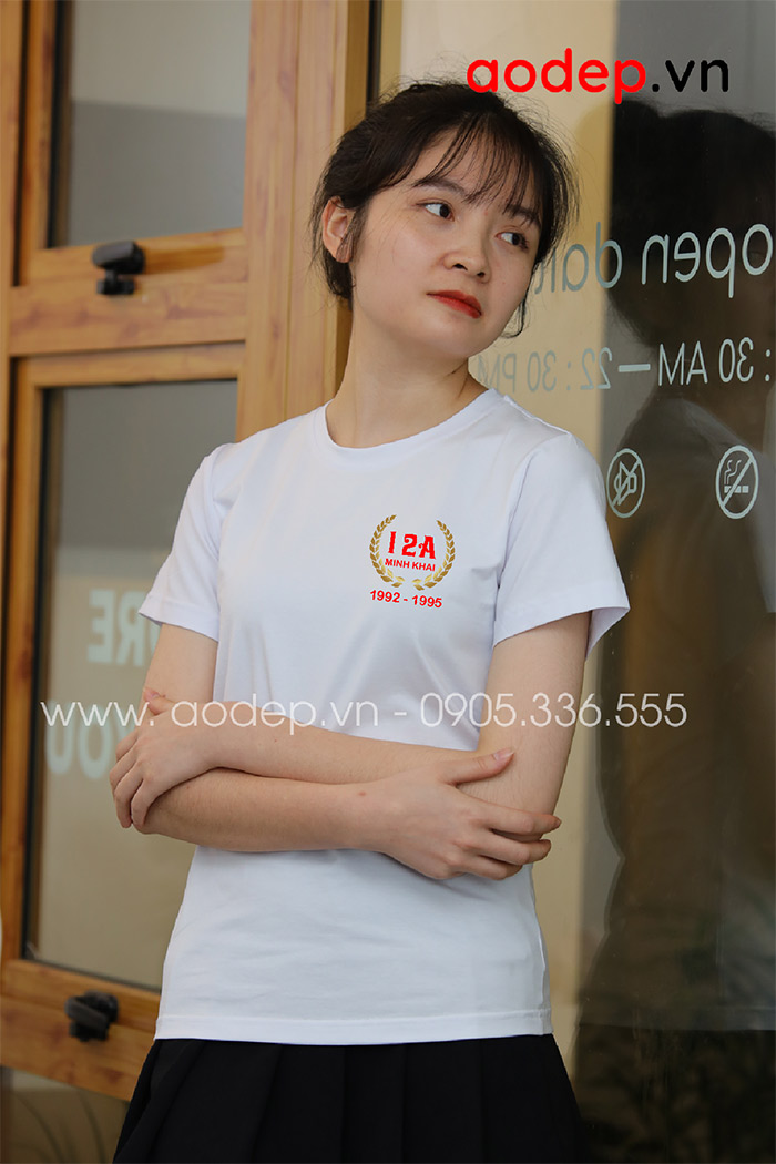 May áo Lớp 12A Trường Minh Khai khóa 1992 - 1995 | May ao phong dong phuc