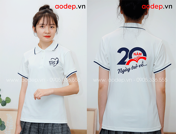 May áo Lớp 12B2 khóa 1998 - 2002 | May ao phong dong phuc